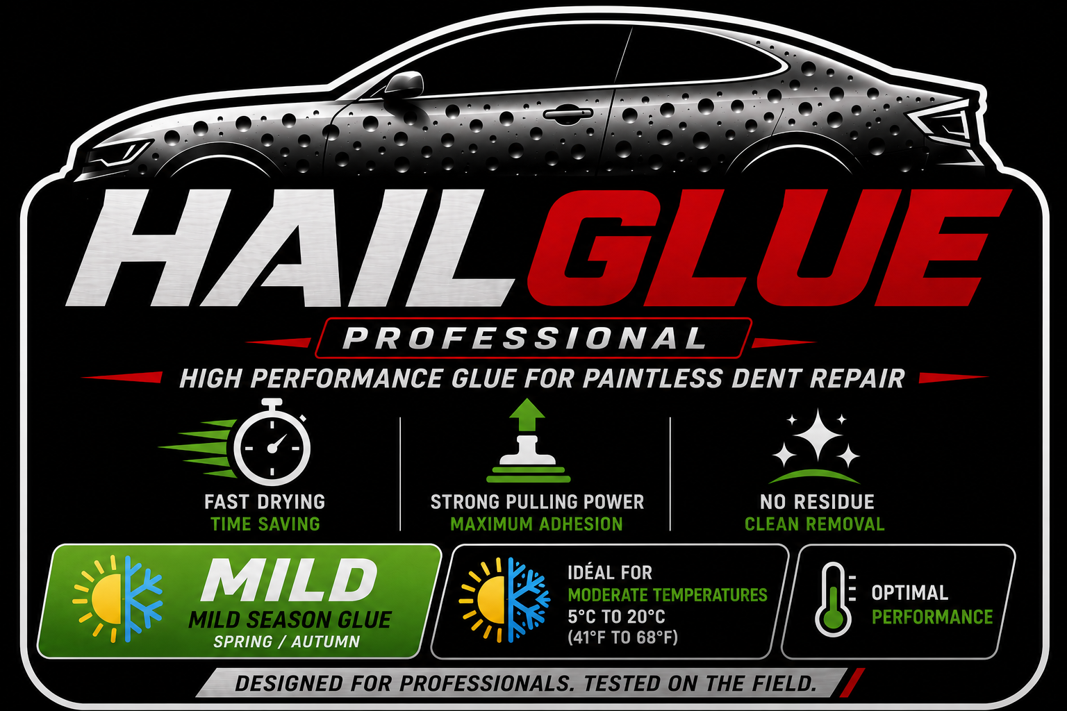 Professional PDR Glue – Hail Glue Mild